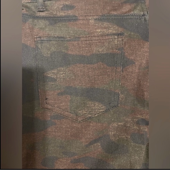 NWT Time and Tru High Rise Stretch Fitted Jeggings size XXL/20 brown/green/black - Picture 5 of 8